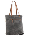 OHLAY KB305 TOTE Upcycled Canvas Genuine Leather women bag western handbag purse