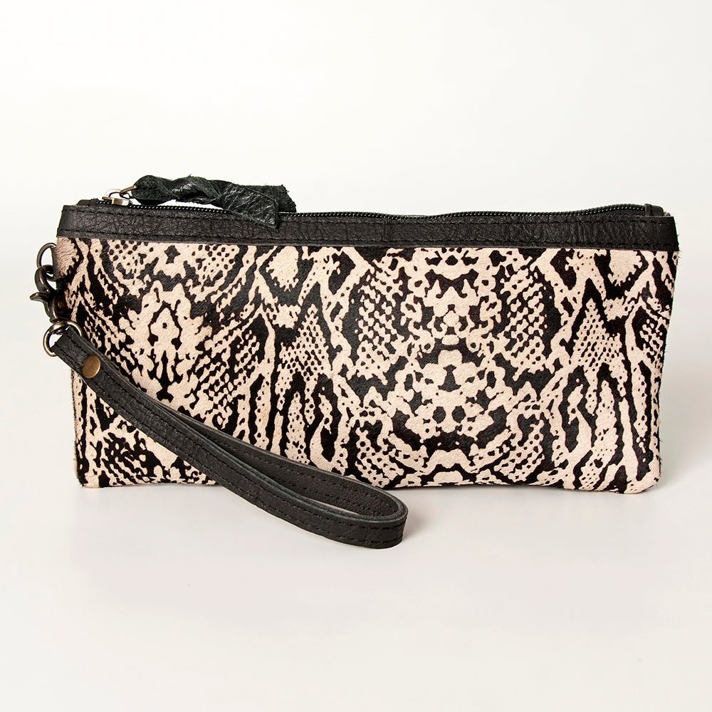 American Darling Wristlet Genuine Leather Women Bag W. Handbag Purse –