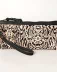 American Darling Wristlet Genuine Leather Women Bag W. Handbag Purse –