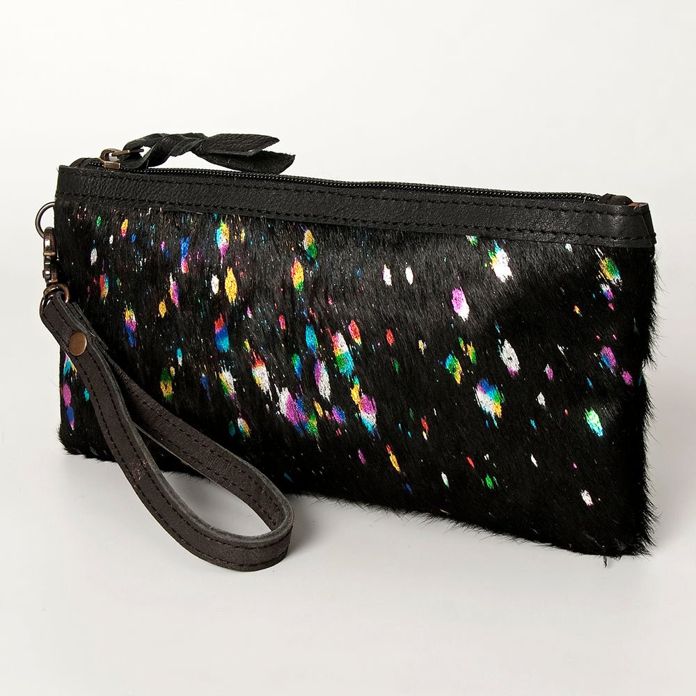 American Darling Wristlet Genuine Leather Women Bag W. Handbag Purse –