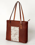 American Darling Tote Hand Tooled Hair-On Genuine Leather Western Women Bag Handbag Purse | Travel Bags College Casual