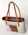American Darling Tote Hand Tooled Hair-On Genuine Leather Western Women Bag Handbag Purse | Travel Bags College Casual