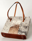 American Darling Tote Hand Tooled Hair-On Genuine Leather Western Women Bag Handbag Purse | Travel Bags College Casual