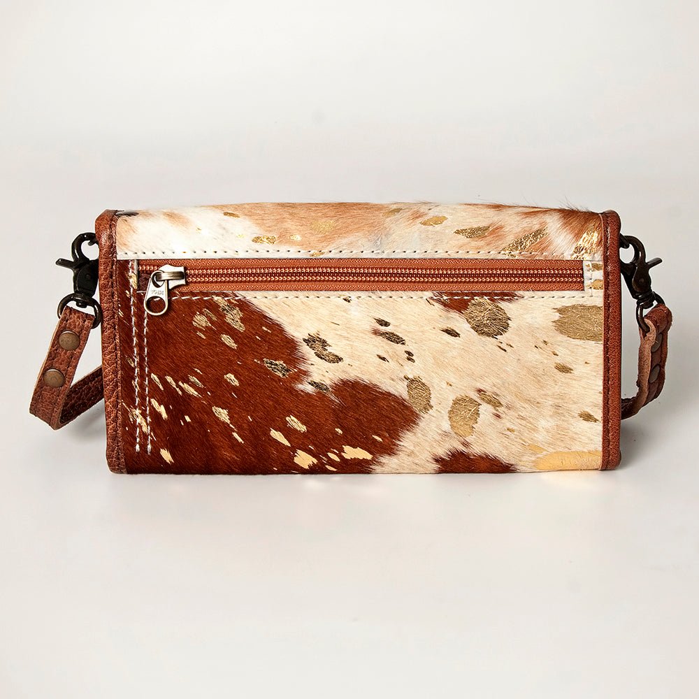 American Darling ADBG486A Wallet Hand Tooled Genuine Leather Women Bag Western Handbag Purse