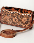 American Darling ADBG486A Wallet Hand Tooled Genuine Leather Women Bag Western Handbag Purse