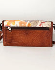 American Darling ADBG486A Wallet Hand Tooled Genuine Leather Women Bag Western Handbag Purse
