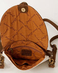 American Darling Messenger Hand Tooled Genuine Leather Women Bag Western Handbag Purse