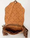American Darling Large Crossbody Hand Tooled Genuine Leather women bag western handbag purse