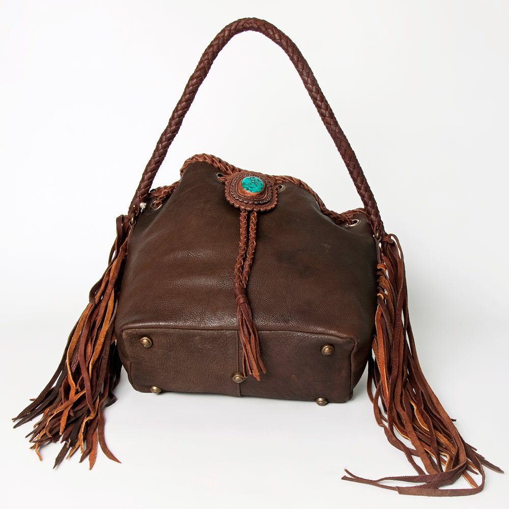 American Darling Bucket Genuine Leather Women Bag Western Handbag Purse