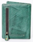 Never Mind Nmbgm128B Card-Holder Vintage Handmade Genuine Cowhide Leather Women Bag Western Handbag Purse