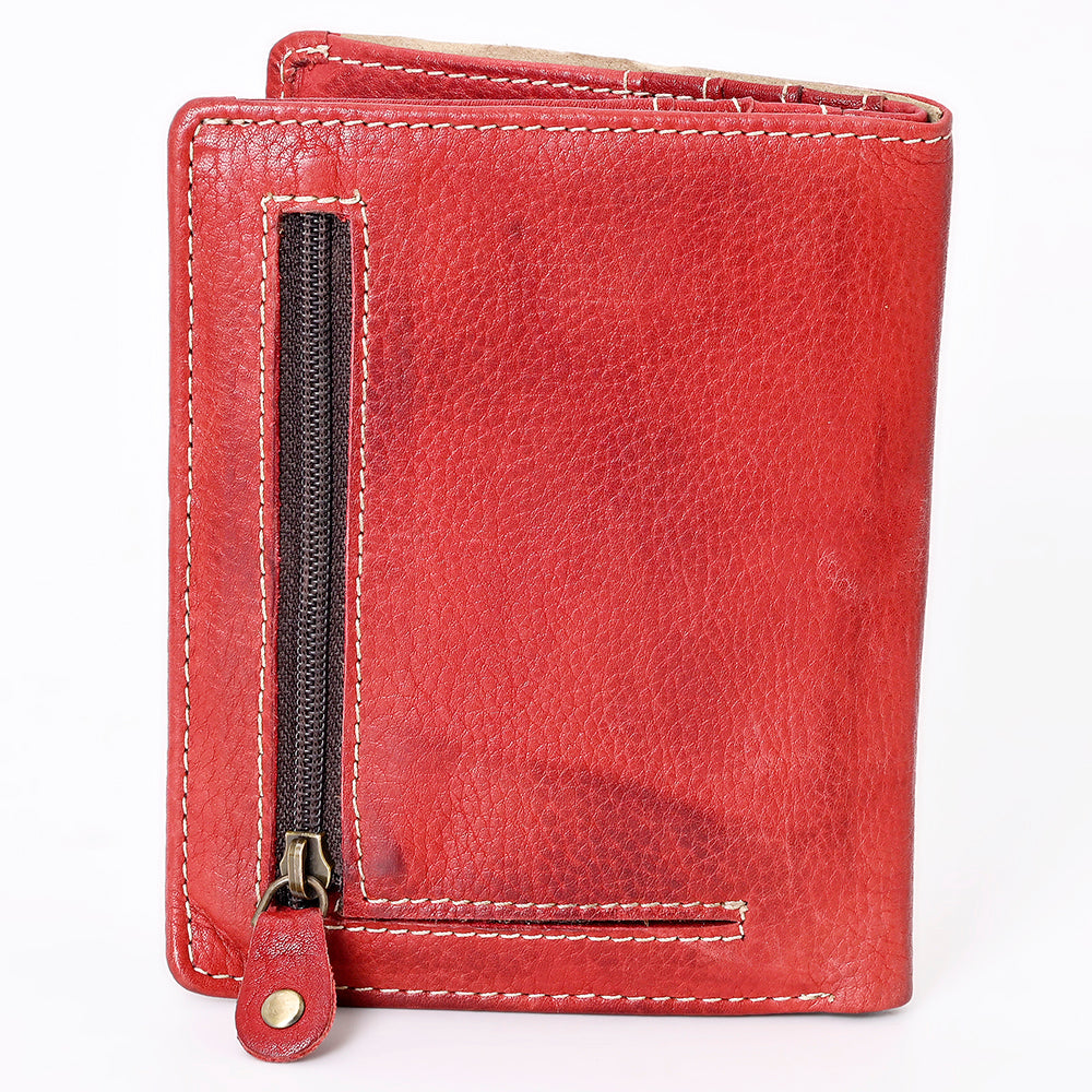 Never Mind Nmbgm128C Card-Holder Vintage Handmade Genuine Cowhide Leather Women Bag Western Handbag Purse