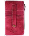 Never Mind Nmbgm132C Wallet Vintage Handmade Genuine Cowhide Leather Women Bag Western Handbag Purse