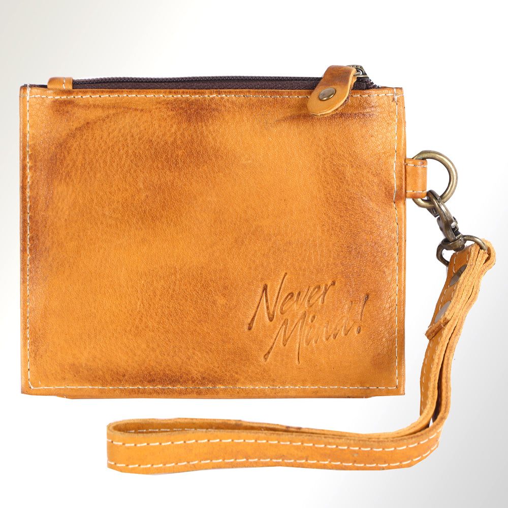 Never Mind Nmbgm133A Wallet Vintage Handmade Genuine Cowhide Leather Women Bag Western Handbag Purse