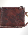 Never Mind Nmbgm133C Wallet Vintage Handmade Genuine Cowhide Leather Women Bag Western Handbag Purse
