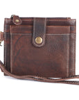 Never Mind Nmbgm133C Wallet Vintage Handmade Genuine Cowhide Leather Women Bag Western Handbag Purse