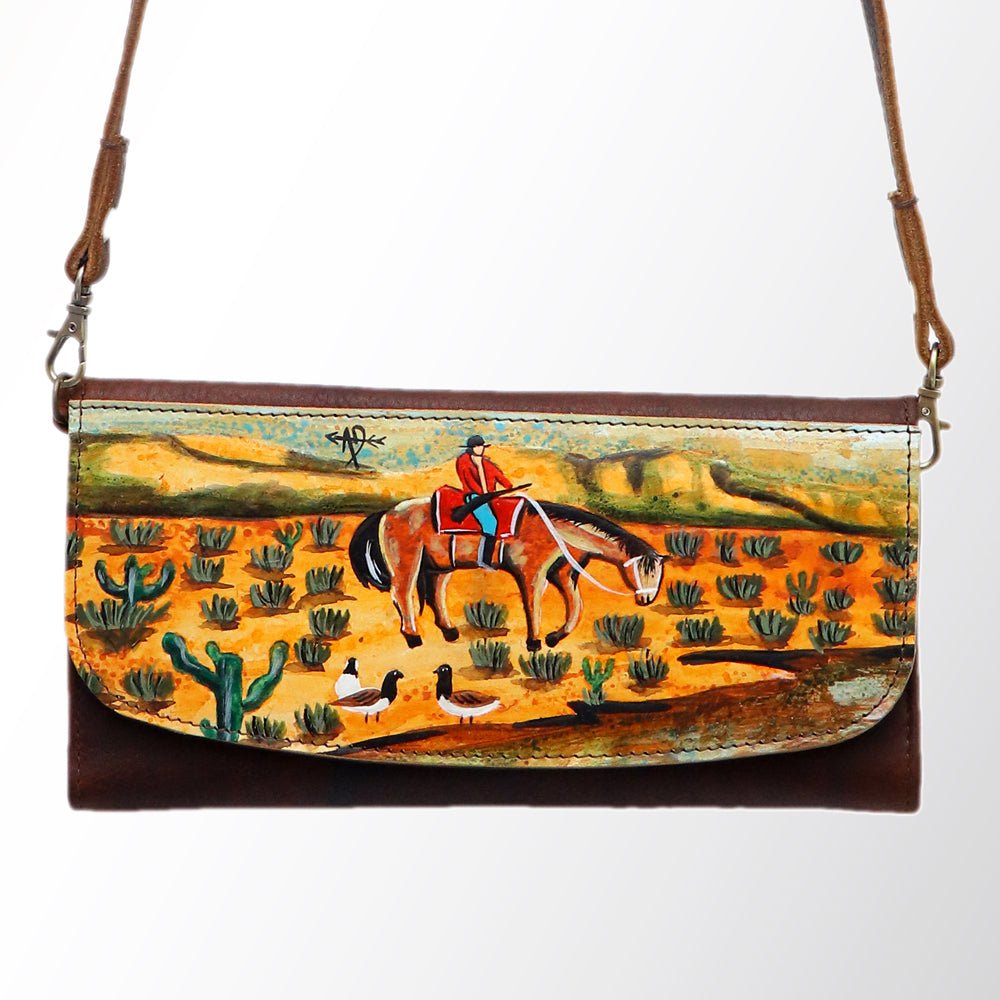American Darling Wallet Genuine Leather Women Bag Western Handbag Purse