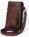 Vintage Handmade Premium Full Grain European Cowhide Leather Sling Bag For Women