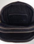 Spaghetti Western Swc205Blk Sling Vintage Handmade Drum Dyed Genuine European Cowhide Leather Women Bag Western Handbag Purse