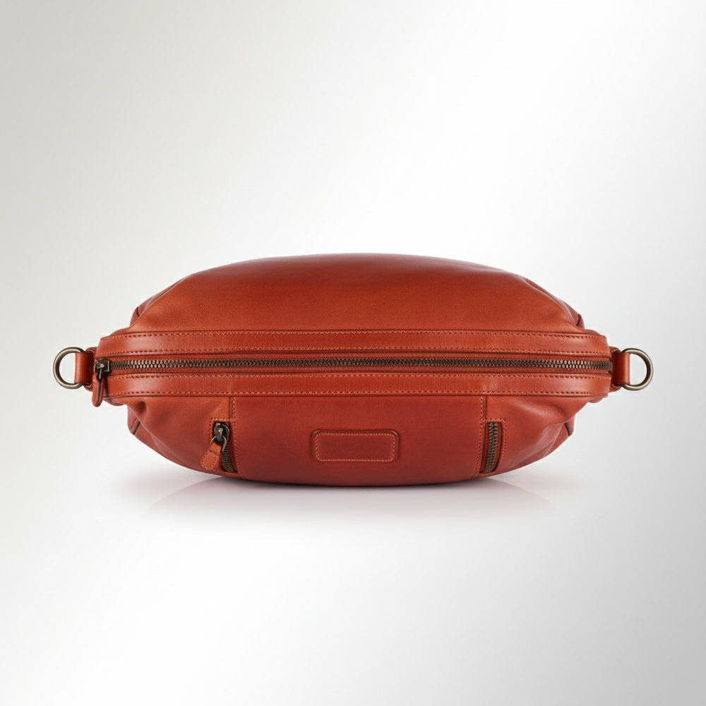 Spaghetti Western Swc180Org Hobo Vintage Handmade Drum Dyed Genuine European Cowhide Leather Women Bag Western Handbag Purse