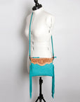 American Darling Small Crossbody Genuine Leather women bag western handbag purse