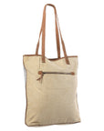 OHLAY KB324 TOTE Upcycled Wool Upcycled Canvas Genuine Leather women bag western handbag purse