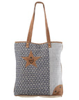 OHLAY KB324 TOTE Upcycled Wool Upcycled Canvas Genuine Leather women bag western handbag purse