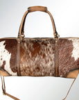 American Darling Duffel Hair On Genuine Leather Women Bag Western Handbag Purse| | Duffle Weekend