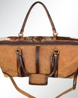 American Darling Duffel Hair On Genuine Leather Women Bag Western Handbag Purse| | Duffle Weekend