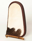 American Darling Gun Case Hair on Hand Tooled Genuine Leather W. Cases