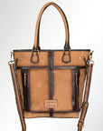 American Darling ADBG919 Tote Hair-On Genuine Leather Women Bag Western Handbag Purse