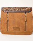 American Darling ADBG926 Messenger Hand Tooled Genuine Leather Women Bag Western Handbag Purse