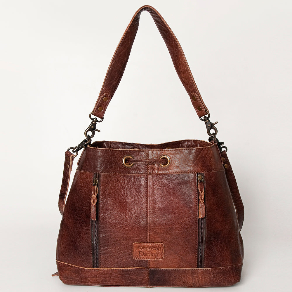 American Darling Bucket Hair on Genuine Leather Western Women Bag Handbag Purse | Travel Bags College Casual
