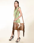 American Darling Tote Hand Tooled Genuine Leather Women Bag Western Handbag Purse