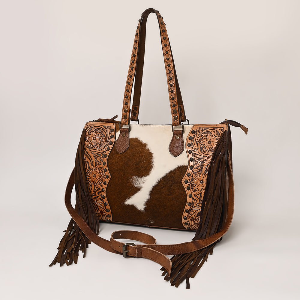 American Darling Tote Hand Tooled Genuine Leather Women Bag Western Handbag Purse