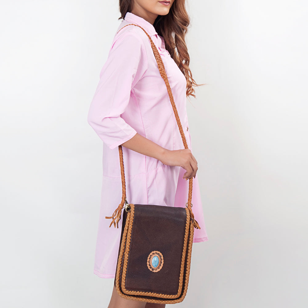 American Darling ADBGD135A Crossbody I Genuine Leather Women Bag Western Handbag Purse