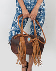 American Darling ADBGD144A Tote Genuine Leather Women Bag Western Handbag Purse