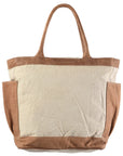 OHLAY KB312 TOTE Upcycled Wool Upcycled Canvas Genuine Leather women bag western handbag purse