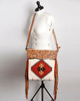 American Darling Signature Crossbody Hand Tooled Saddle Blanket Genuine Leather Women Bag Western Handbag Purse