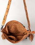 American Darling Signature Crossbody Hand Tooled Saddle Blanket Genuine Leather Women Bag Western Handbag Purse
