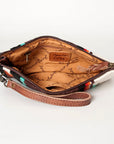 American Darling Wristlet Saddle Blanket Fabric Genuine Leather Western Women Bag | Handbag Purse | Women Wristlet | Wristlet Wristlet | Travel Wristlet | Leather Wristlet | Clutch Wristlet
