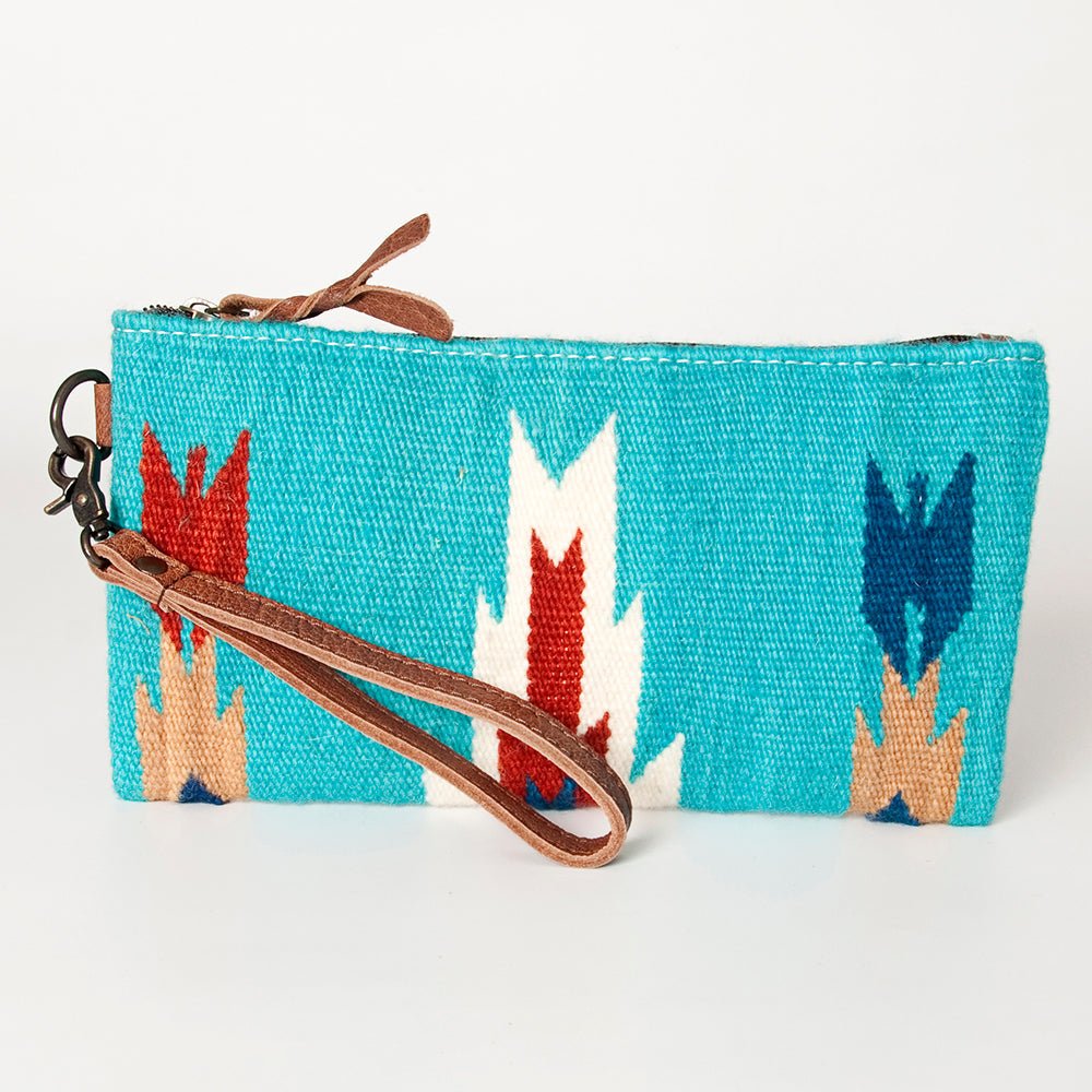 American Darling Wristlet Genuine Leather Women Bag W. Handbag Purse –