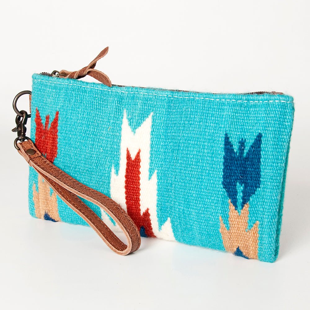American Darling Wristlet Genuine Leather Women Bag W. Handbag Purse –
