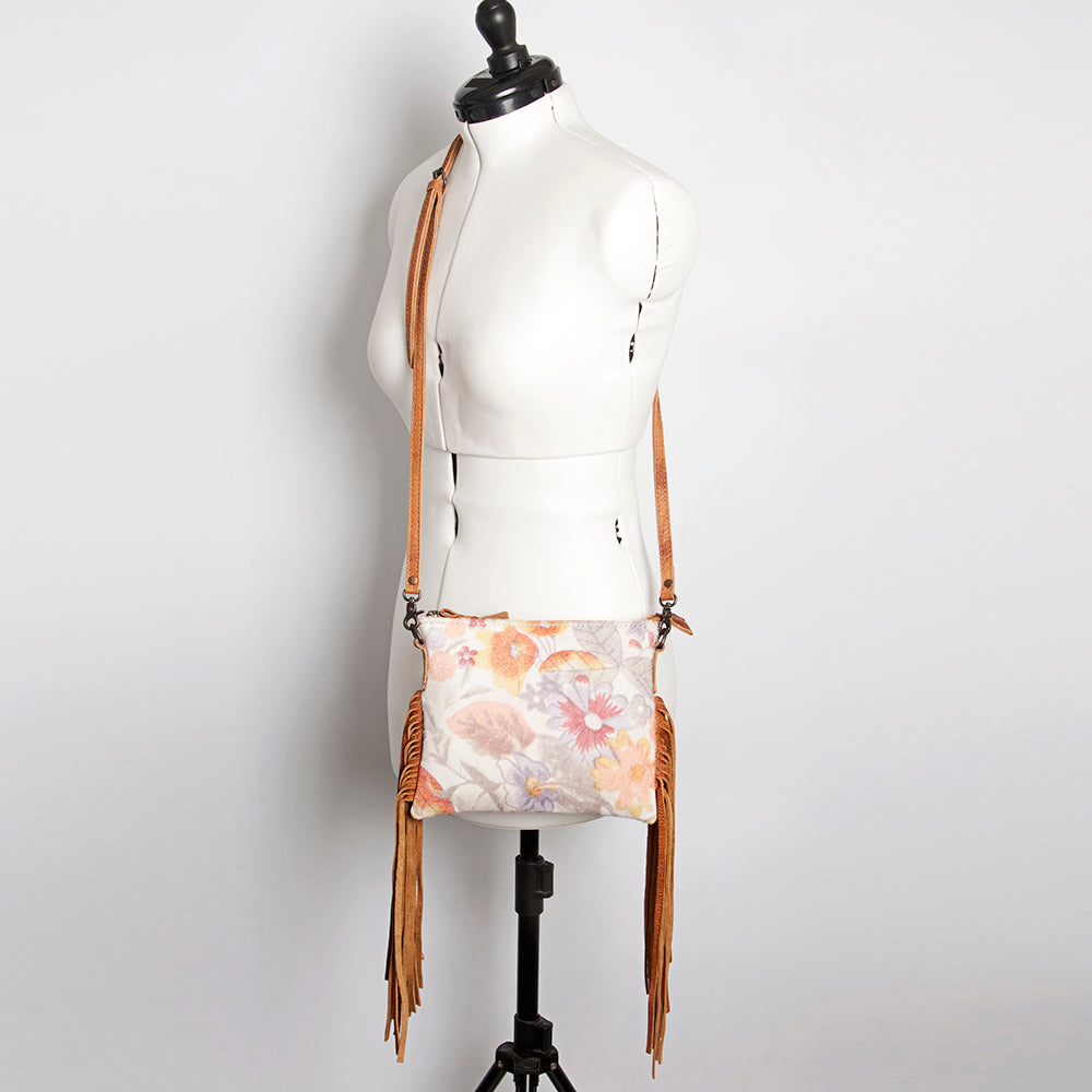 American Darling Crossbody Hair On Genuine Leather women bag western