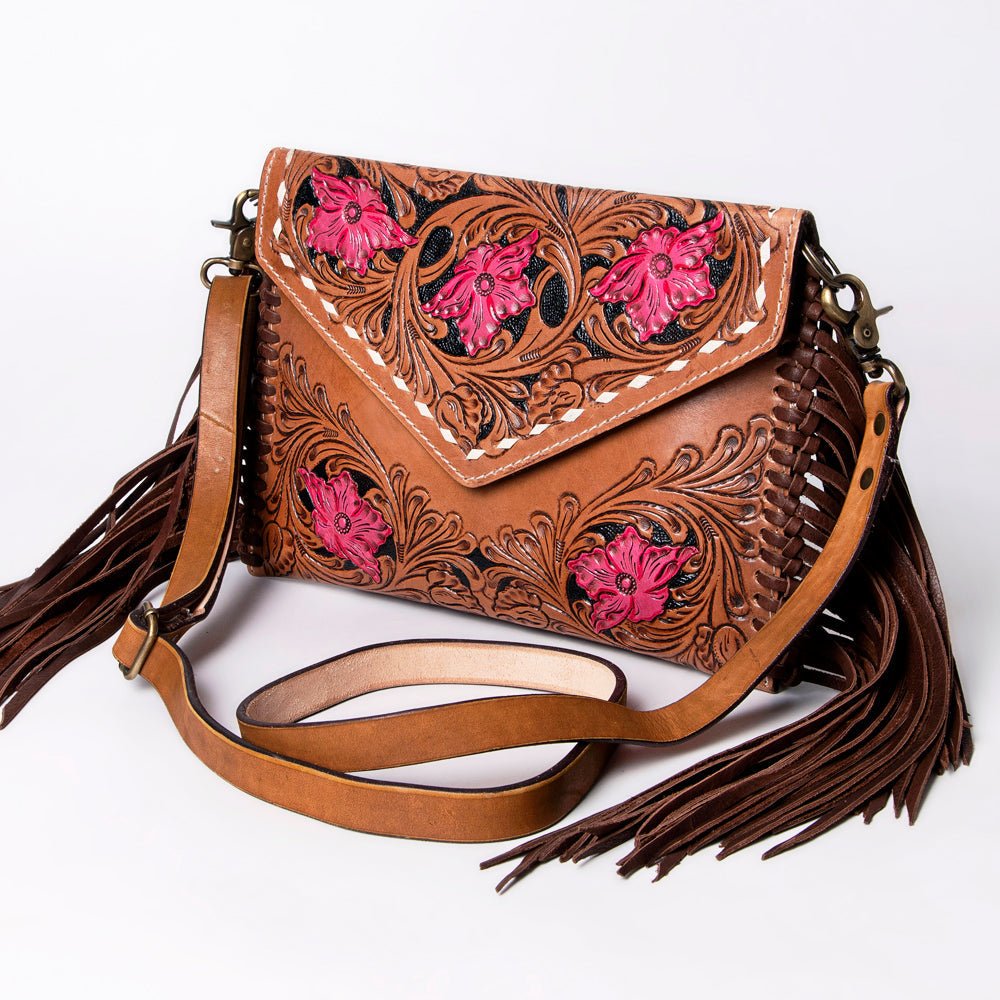 American Darling Cross Body I Hand Tooled Genuine Leather Women Bag Western Handbag Purse