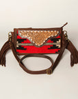 American Darling Small Crossbody Hand Tooled Saddle Blanket Genuine Leather Women Bag Western Handbag Purse