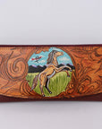 American Darling Wallet Hair on Full Grain Genuine Leather Western Women Bag | Handbag Purse Travel Clutch