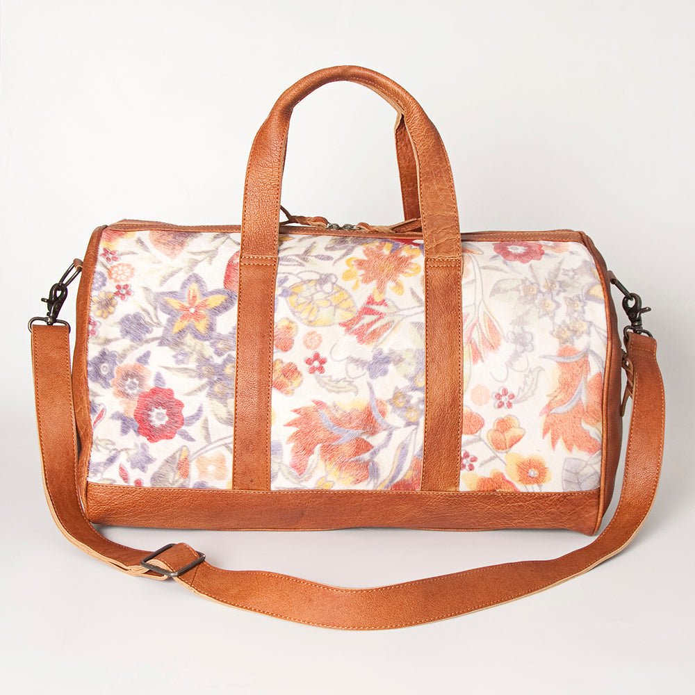 American Darling Women's Duffle Bag Western Hair-On Genuine Leather Handbag