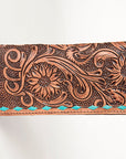 American Darling Clutch Hand Tooled Genuine Leather Women Bag Western Handbag Purse