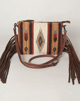 American Darling Cross Body Hand Tooled Saddle Blanket Genuine Leather women bag western handbag purse