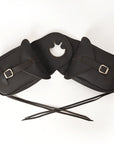 6.5"W x 8"H 3"B Comfytack Soft Leather Saddle Horn Bag Brown